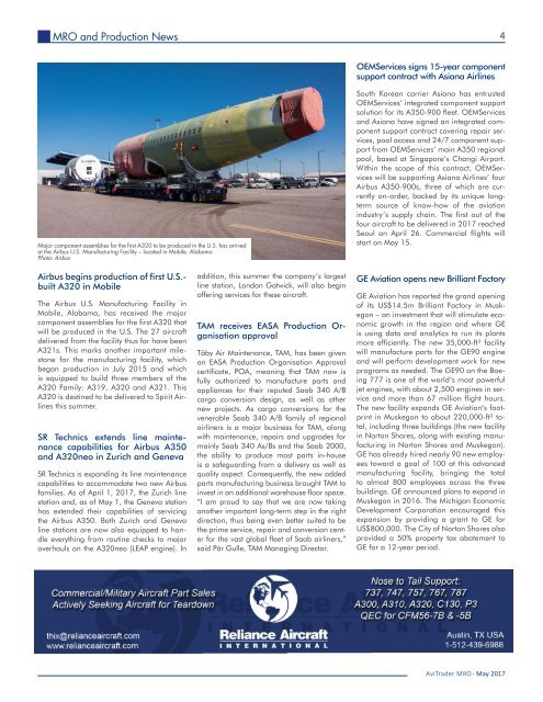 AviTrader MRO Magazine 2017-05