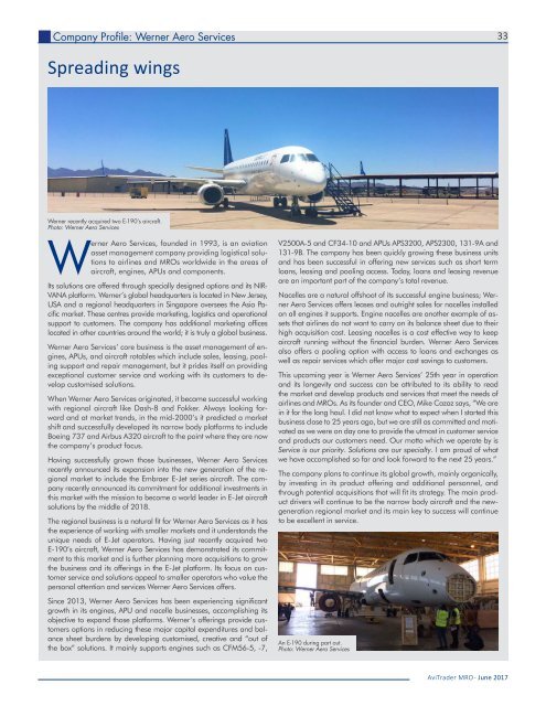 AviTrader MRO Magazine 2017-06