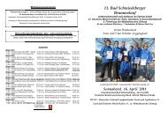 11. Bad Schmiedeberger Brunnenlauf - Laufclub Dübener Heide eV
