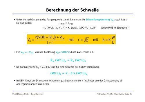 Logikfamilien: CMOS, dynamisch,... (7.3Mb)