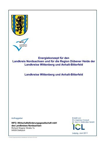 Energiekonzept Landkreise Wittenberg und Anhalt-Bitterfeld