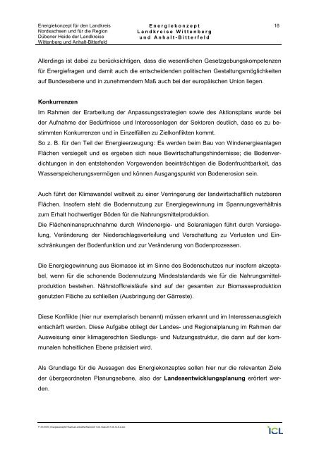 Energiekonzept Landkreise Wittenberg und Anhalt-Bitterfeld
