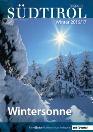 Südtirol Magazin Winter 2016/17 - Die Welt