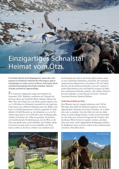 Südtirol Magazin Sommer 2017 - Die Welt