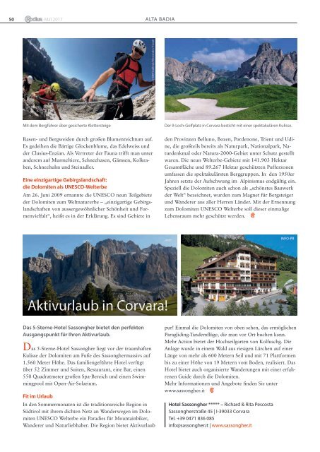 Südtirol Magazin Sommer 2017 - Die Welt