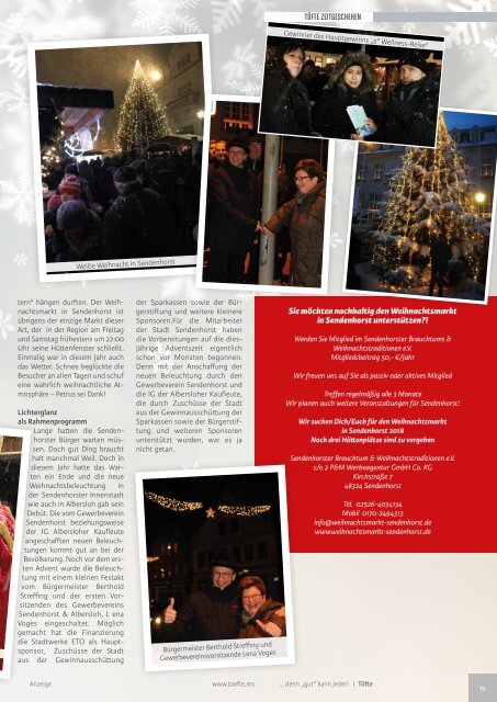 Töfte Regionsmagazin 12/2017 - Happy New Year!