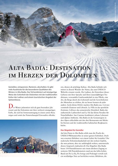 Südtirol Magazin Winter 2015/16 - Die Welt