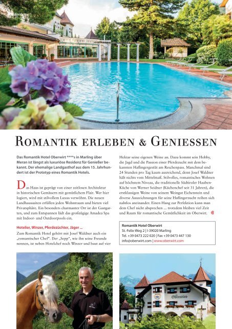 Südtirol Magazin Sommer 2016 - Die Welt