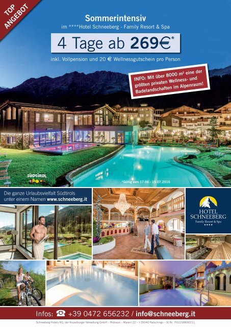 Südtirol Magazin Sommer 2016 - Die Welt