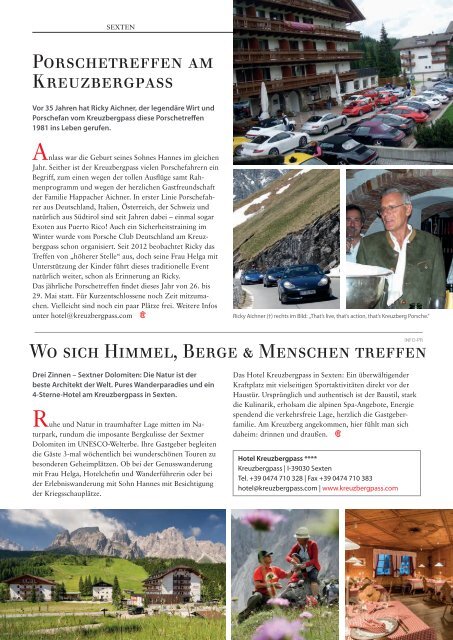 Südtirol Magazin Sommer 2016 - Die Welt