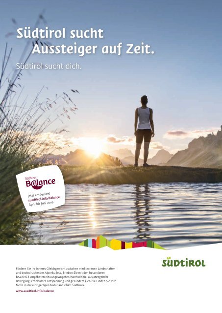 Südtirol Magazin Sommer 2016 - Die Welt