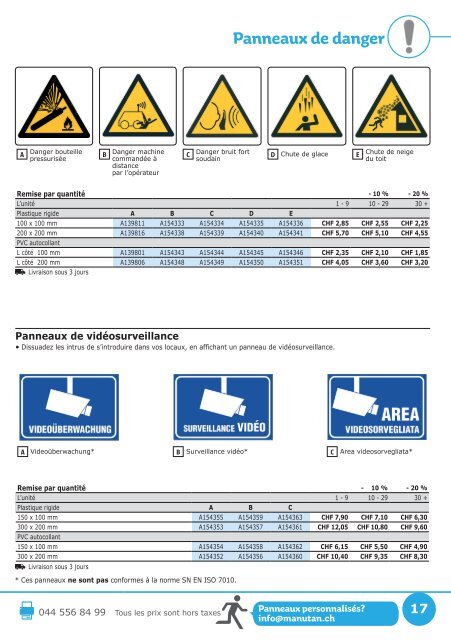 Signalétique 2018