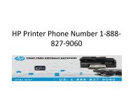 HP Printer Phone Number 1-888-827-9060