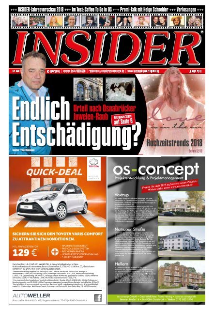 INSIDER Osnabrück // Januar 2018 // No. 414