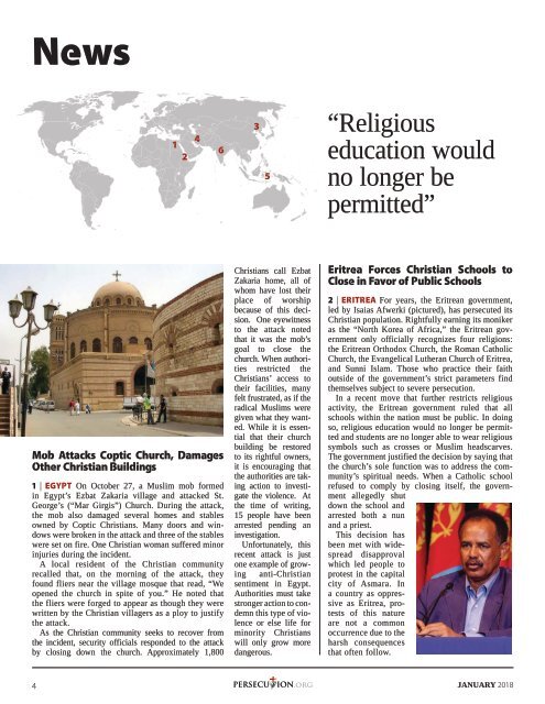 January 2018 Persecution Magazine