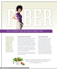 Fiber A Tool For Weight Loss_Melaleuca