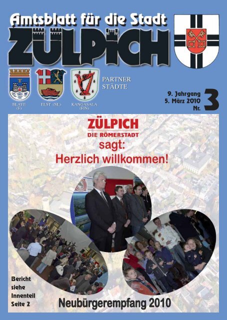 Sonntag, 28. März, 13 bis 18 Uhr Verkaufsoffener ... - Stadt Zülpich