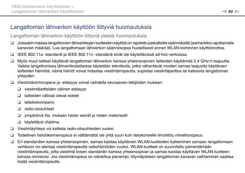 Sony VPCEB2E4E - VPCEB2E4E Mode d'emploi Finlandais