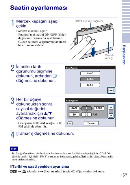 Sony DSC-T900 - DSC-T900 Consignes d&rsquo;utilisation Grec