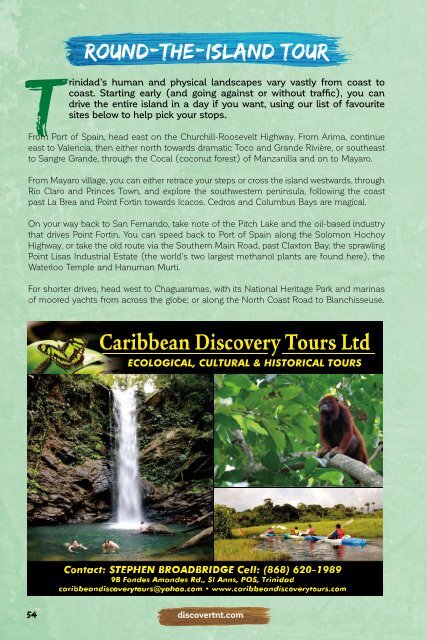 Discover Trinidad & Tobago 2016 — 25th Anniversary Edition