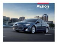 car-TOYOTA AVALON Brochure--