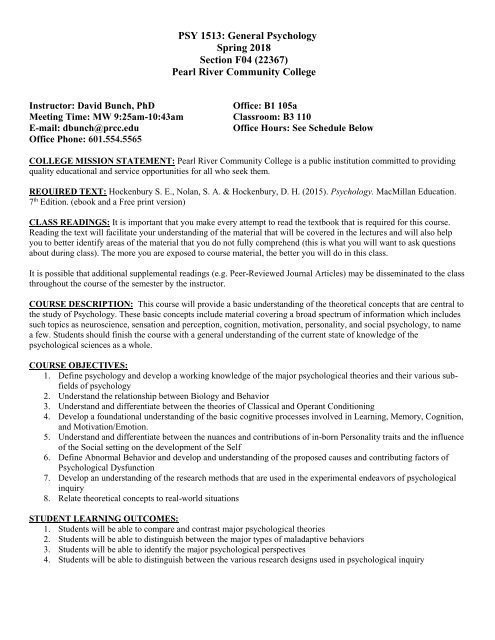 David Bunch_PSY 1513_F04_SP18_22367_syllabus