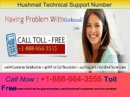 Hushmail Tech Support Number +1-888-664-3555