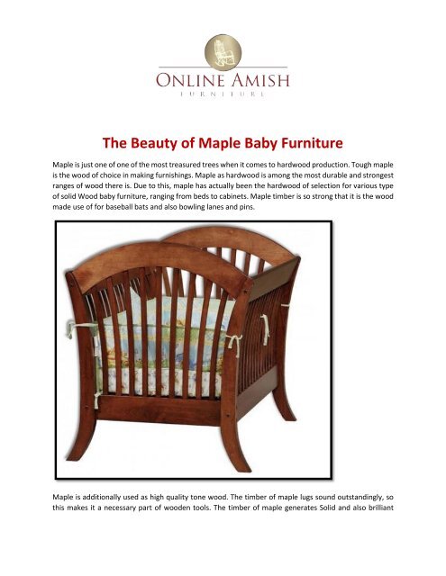 high quality baby furniture