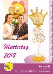 Muttertag: Luftballons Katalog, 2018