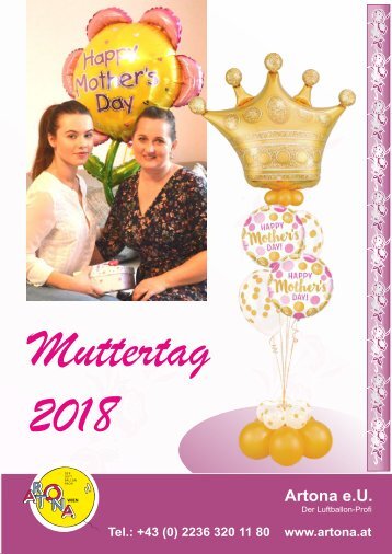 Muttertag: Luftballons Katalog, 2018