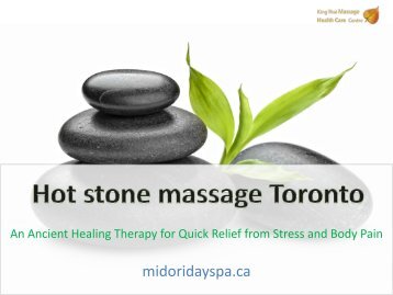 Hot Stone Massage - Quick Healing