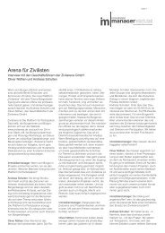 Interview Immobilienmanager, Mai 2012 (PDF 1.5 MB) - Zivilarena