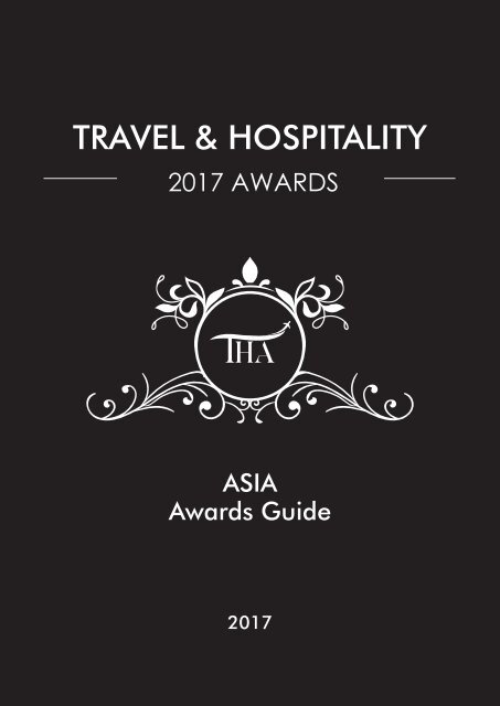 Travel & Hospitality Awards | Asia 2017 | www.thawards.com