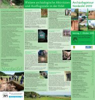 Ausflugsziele in der Eifel - Archäologietour Nordeifel