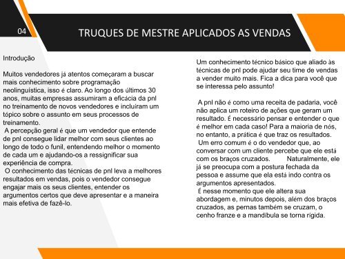 TRUQUES DE MESTRES EM VENDAS PDF