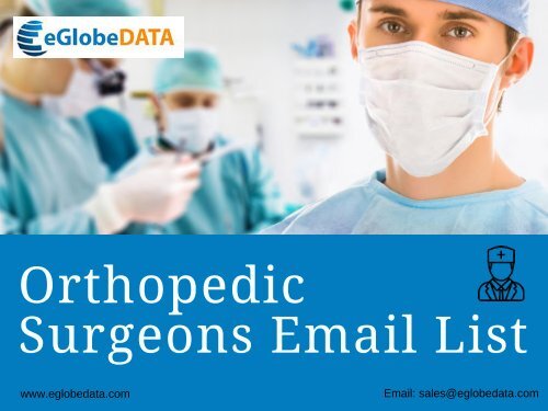 Orthopedic Surgeons Email List