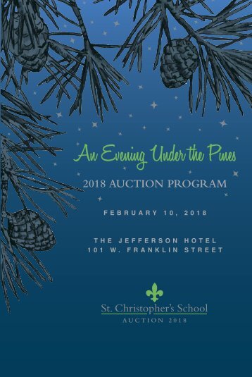 2018 auction program