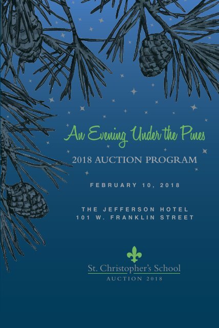 2018 auction program