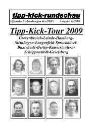 Tipp Kick Rundschau - Deutscher Tipp-Kick-Verband