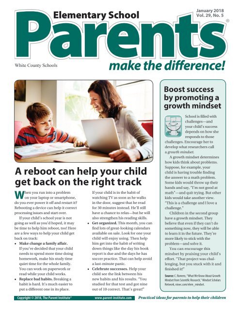Elementary School Parents Magazine