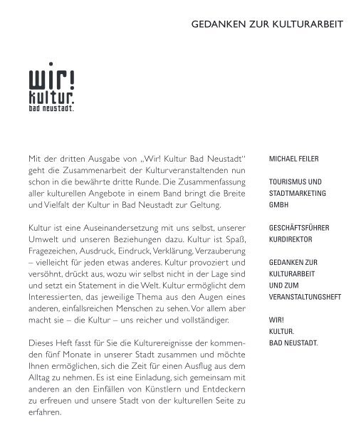 wir! kultur. bad neustadt. 01-05/18