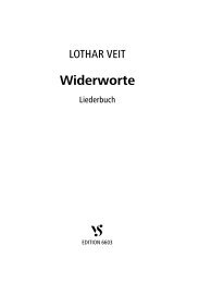 Widerworte - Veit, Lothar