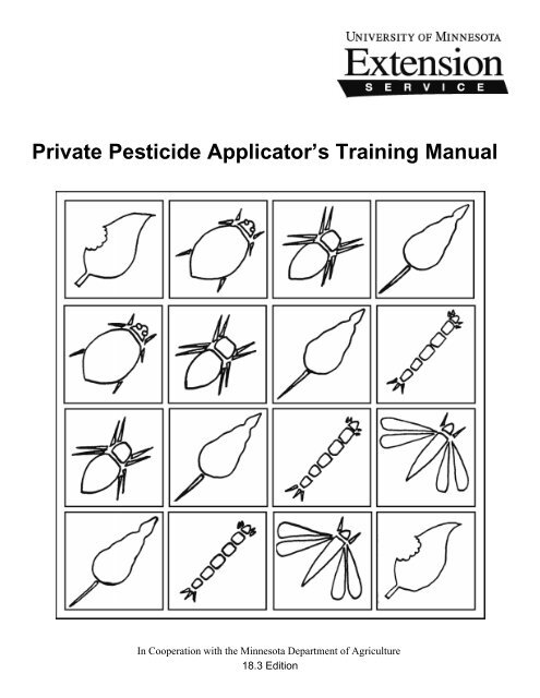 Private Pesticide Applicator's Training Manual - University of ...