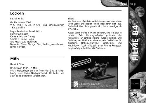 kontrast Filmfest Katalog 2001