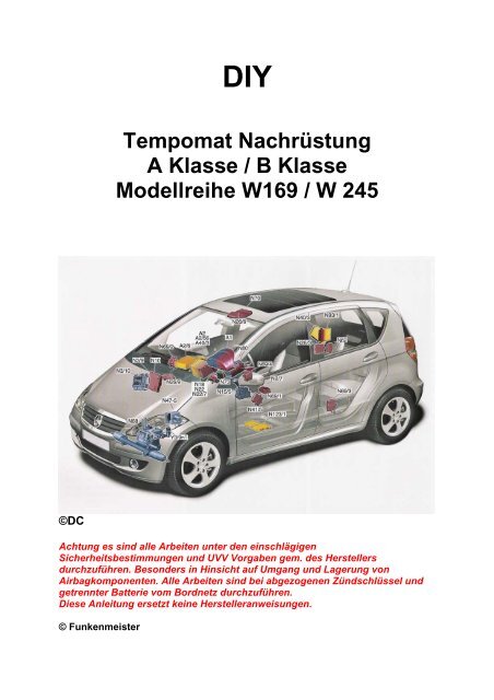 Tempomat Nachrustung A Klasse B Klasse Elchfans De