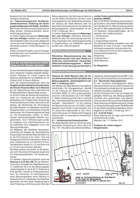 Stadt Meerane – Amtsblatt - Meerane-Zeitung online...