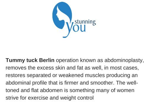 Tummy tuck Berlin