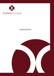 Kurzprofil der Cortina Consult