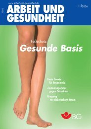 November 2006 - Arbeit und Gesundheit