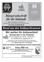 RUDI 07/2012 - Bürger-Gesellschaft Südstadt